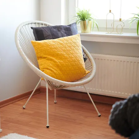 Apartmán Lichtdurchflutende Wohnoase-stilvoll-ruhig-kostenloser Parkplatz- 24-7 Self Check-in, Bis Zu 5 Personen, Sehr Geraeumig