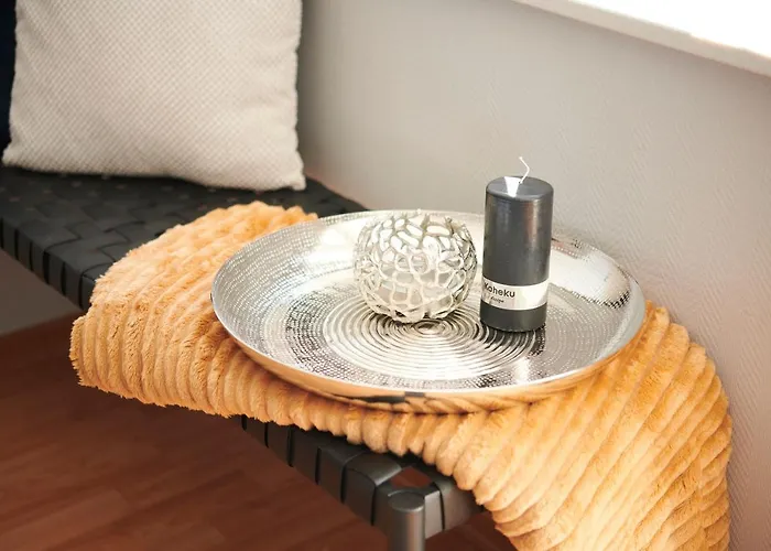 公寓 Lichtdurchflutende Wohnoase-stilvoll-ruhig-kostenloser Parkplatz- 24-7 Self Check-in, Bis Zu 5 Personen, Sehr Geraeumig *