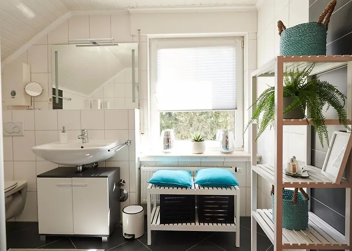 公寓 Lichtdurchflutende Wohnoase-stilvoll-ruhig-kostenloser Parkplatz- 24-7 Self Check-in, Bis Zu 5 Personen, Sehr Geraeumig *